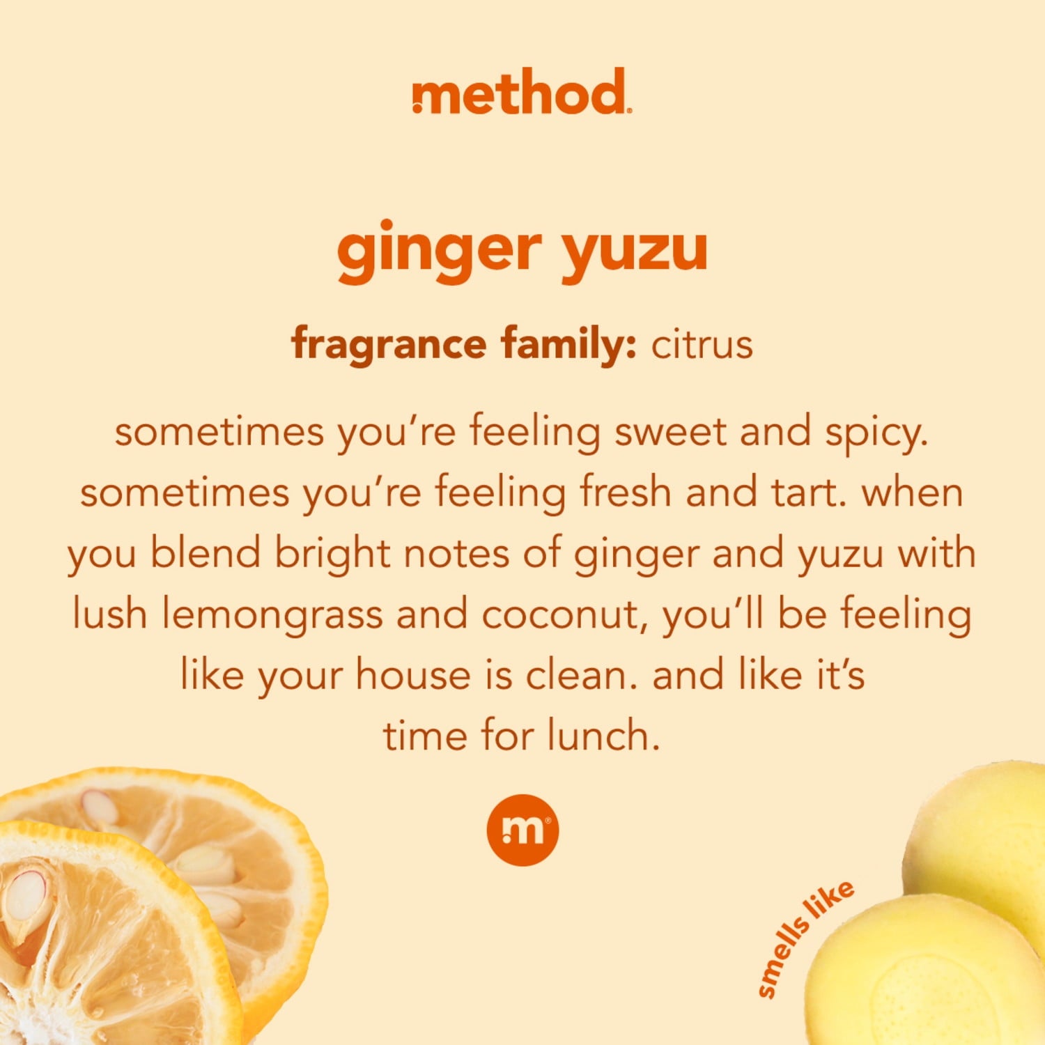 method Squirt + Mop Hard Floor Cleaner - ginger yuzu, 25 fl oz