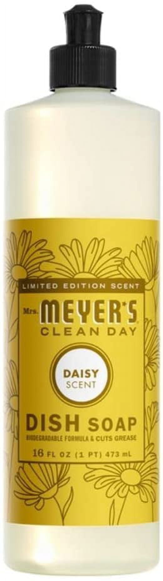 Mrs. Meyer's Clean Day Kitchen Essentials Set - Includes: Hand Soap, Dish Soap, and Multi-Surface Cleaner, Daisy Scent