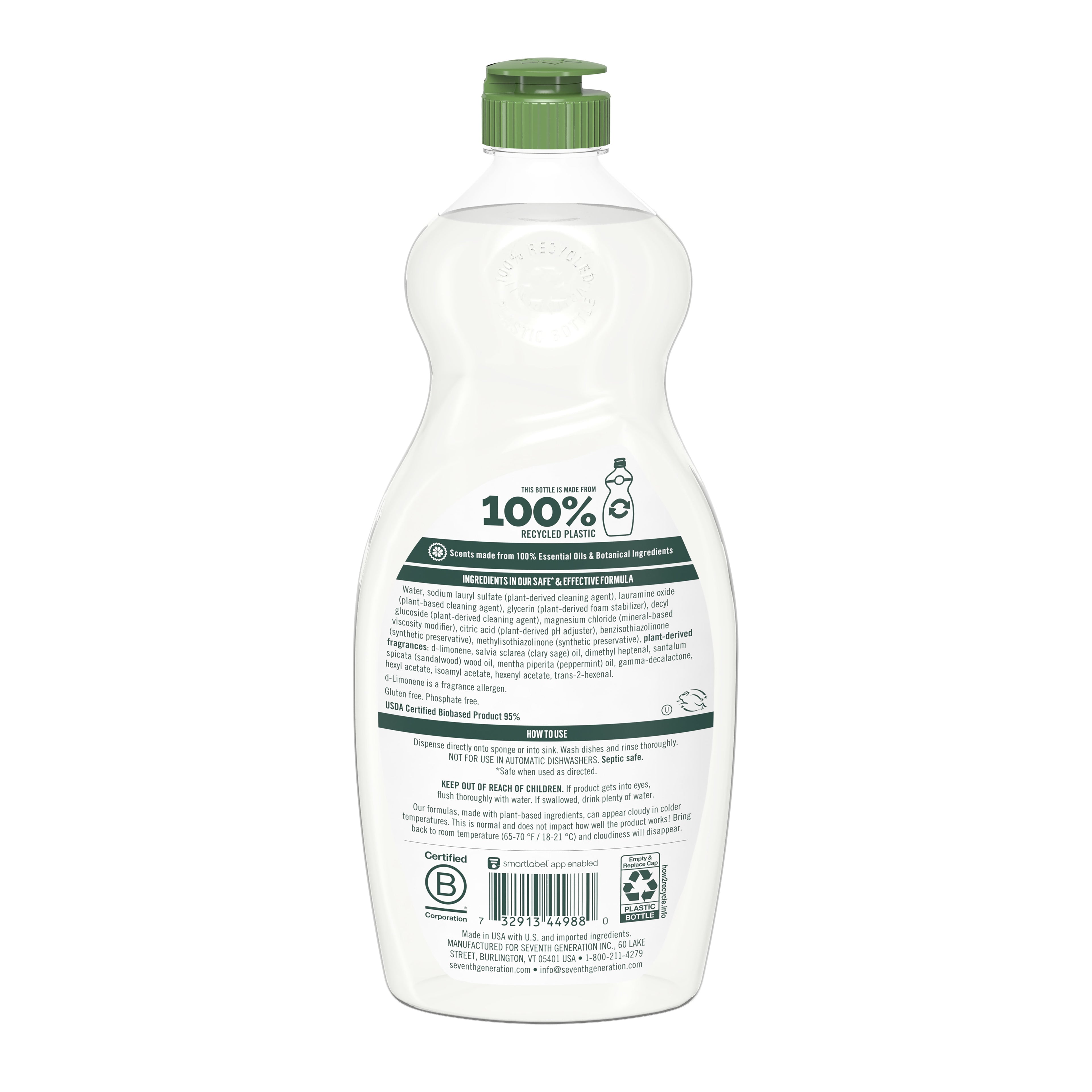 Seventh Generation Hand Dish - Summer Orchard, 19 fl oz