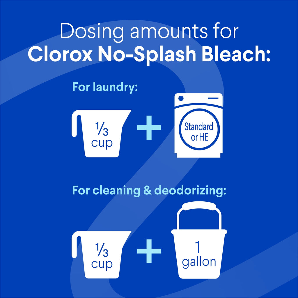 Clorox No Splash Bleach - 117 fl oz
