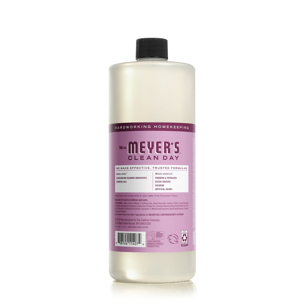 Mrs. Meyer's Clean Day Multi-Surface Everyday Concentrate - Peony Scent, 32 Fl Oz Bottle