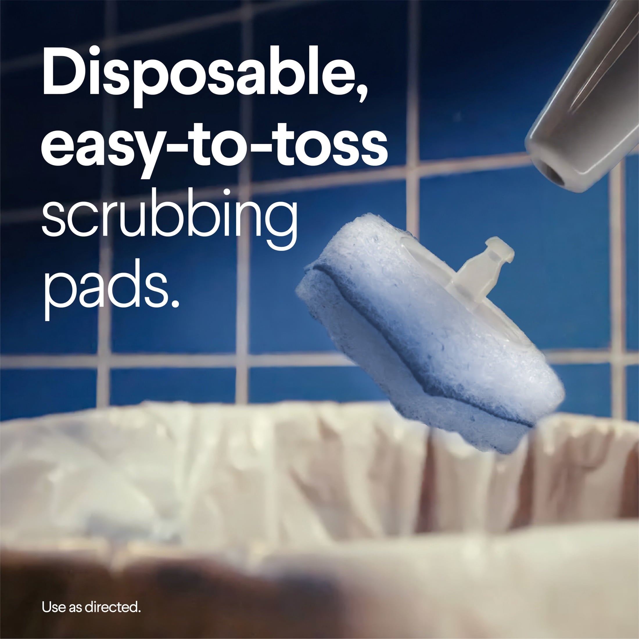 Clorox ToiletWand Disposable Toilet Cleaning System - ToiletWand, Storage Caddy and 6 Disinfecting ToiletWand Scrubbing Pad Refills