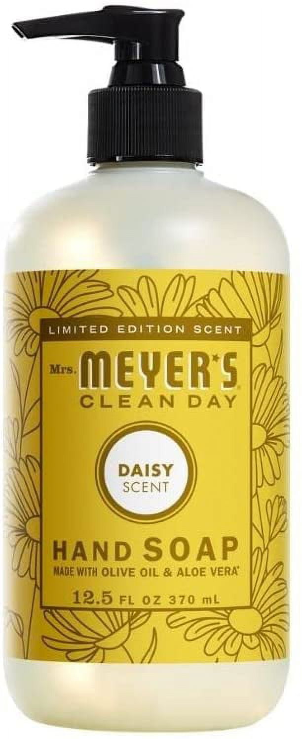 Mrs. Meyer's Clean Day Kitchen Essentials Set - Includes: Hand Soap, Dish Soap, and Multi-Surface Cleaner, Daisy Scent