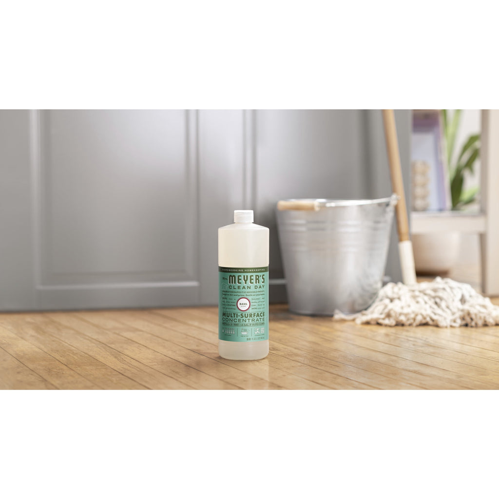 Mrs. Meyer's Clean Day Multi-Surface Everyday Concentrate - Basil Scent, 32 Fl Oz