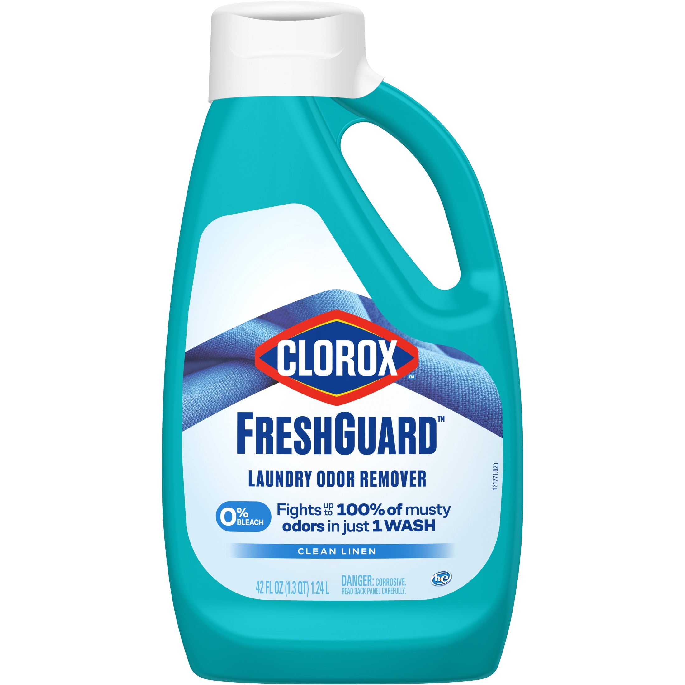 Clorox Fresh Guard Laundry Odor Remover - 0% Bleach, Color Safe, Clean Linen Scent, 42 fl oz