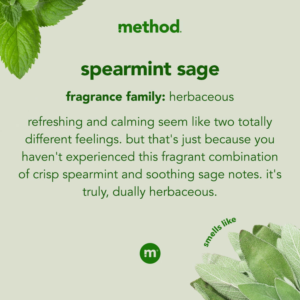 Method Squirt + Mop Hard Floor Cleaner - Spearmint Sage, 25 fl oz