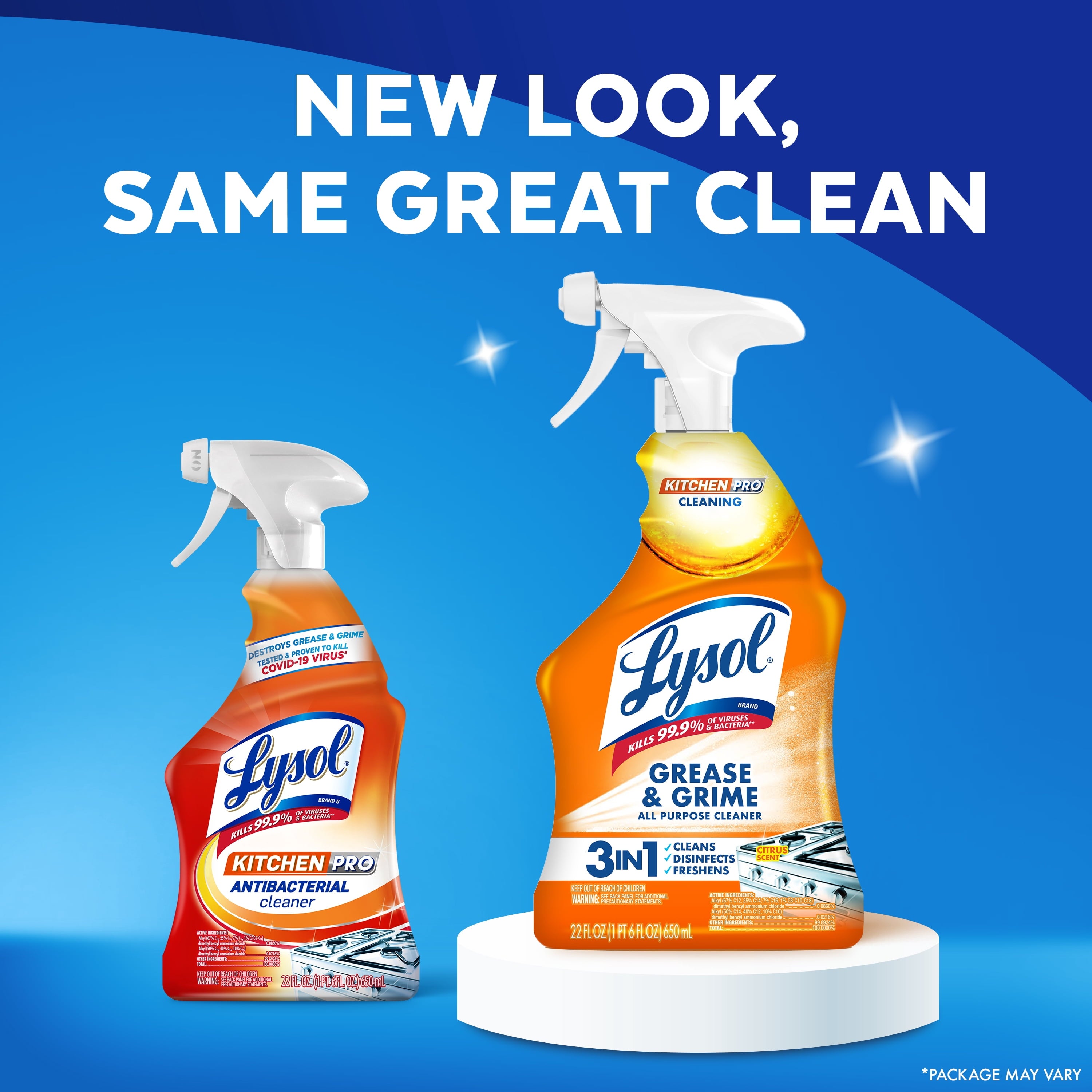 LYSOL® Kitchen Pro Antibacterial Cleaner - Trigger 9/22 fl oz. - 2-Pack