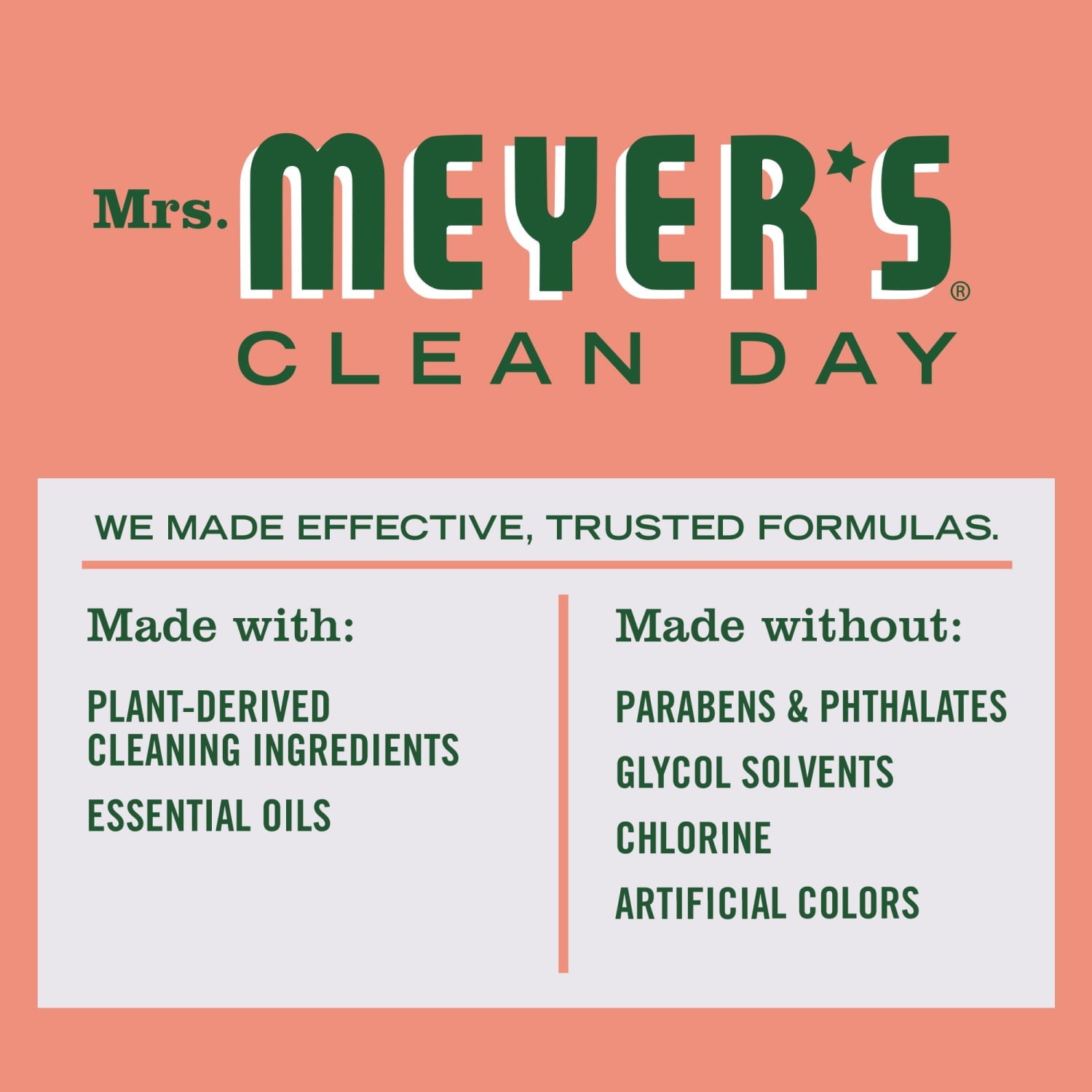 Mrs. Meyer's Clean Day Multi-Surface Everyday Concentrate - Geranium Scent, 32 Fl Oz Bottle