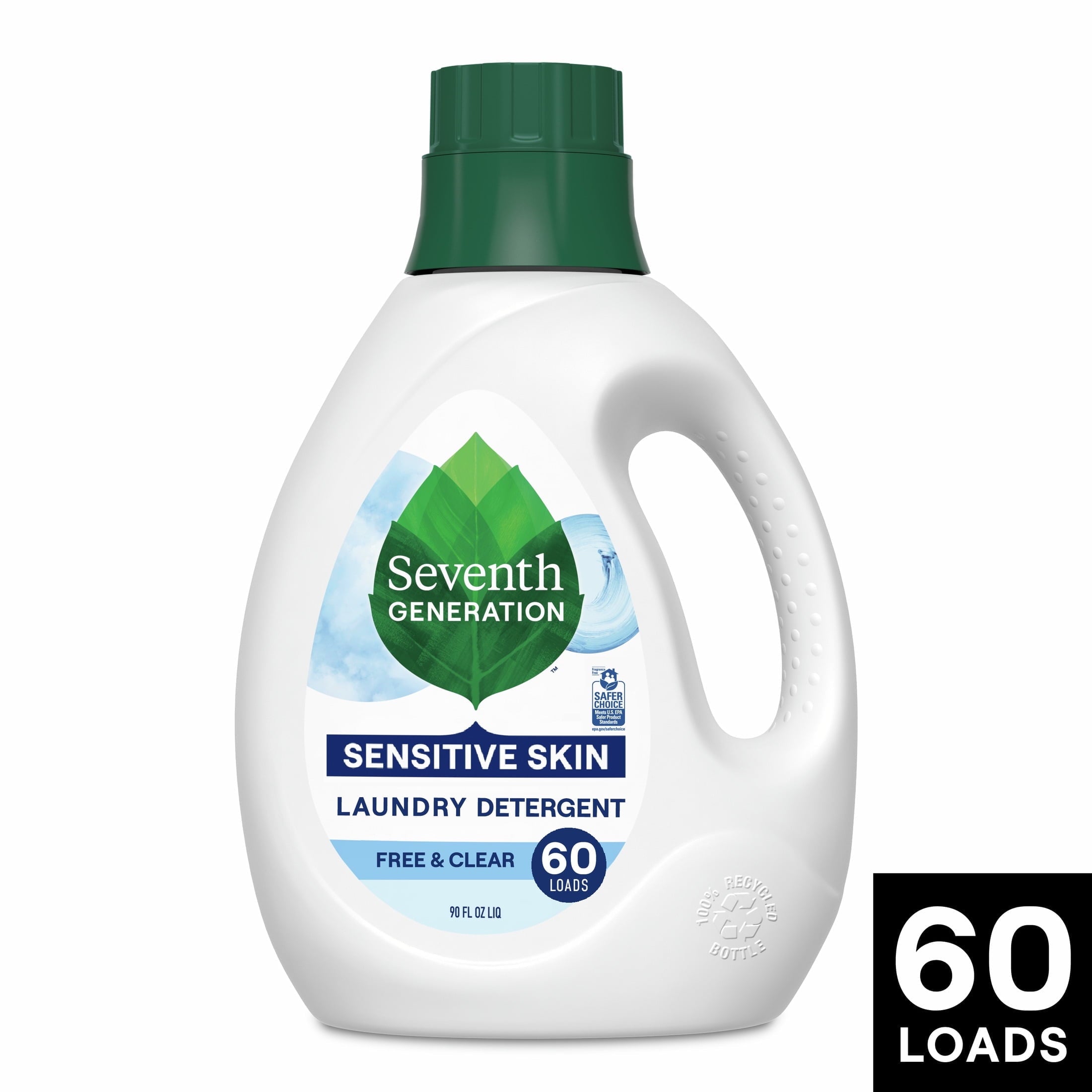 Seventh Generation Free and Clear Liquid Laundry Detergent - 90 oz, 60 Loads - 2-Pack