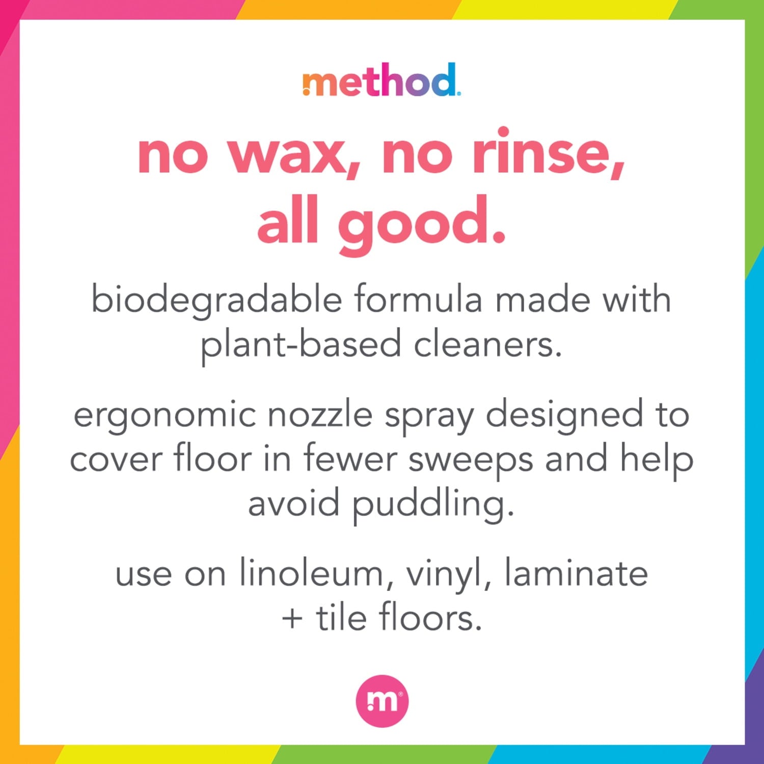 Method Squirt + Mop Hard Floor Cleaner - Spearmint Sage, 25 fl oz