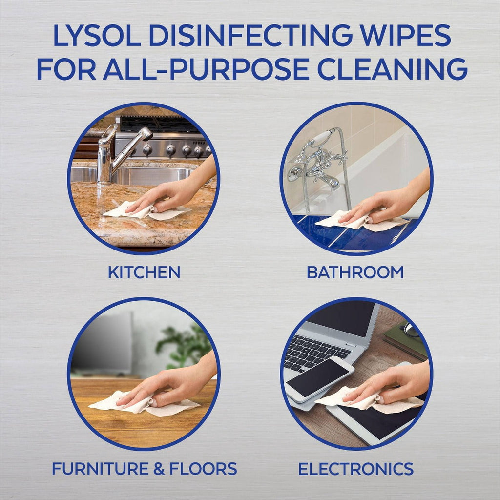 Lysol Lemon and Lime Blossom Disinfecting Wipes