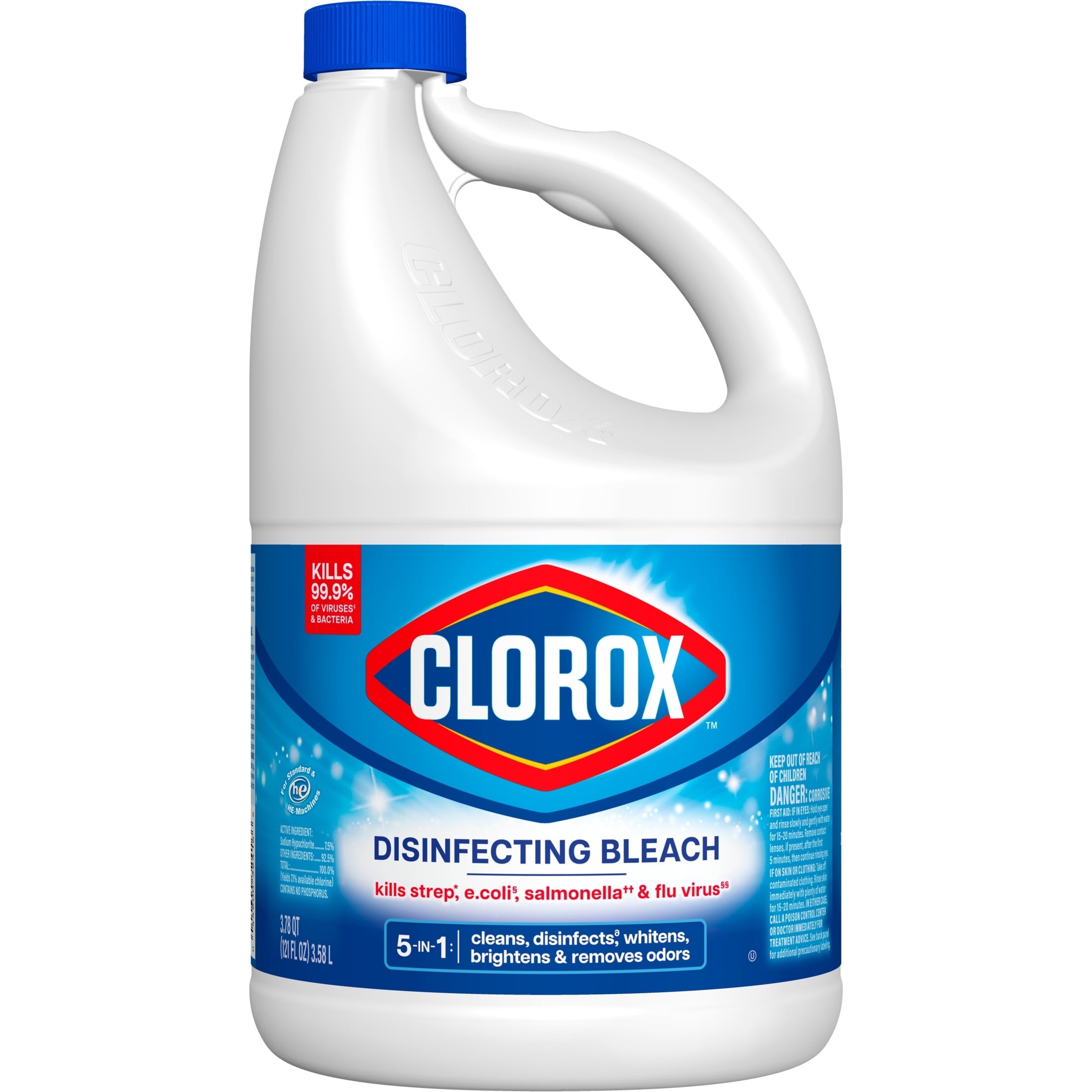 Clorox Disinfecting Liquid Bleach Cleaner - Regular Scent, 121 fl oz - 2-Pack