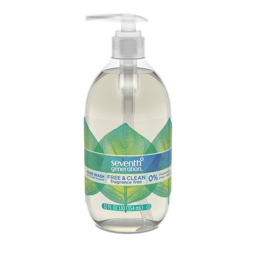 Seventh Generation Free & Clear Hand Wash Soap Fragrance Free 12 oz - 4-Pack