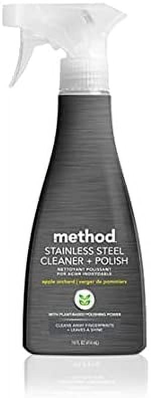 Method Stainless Steel Cleaner and Wood Polish Variety - 14 oz Each, 1 Count