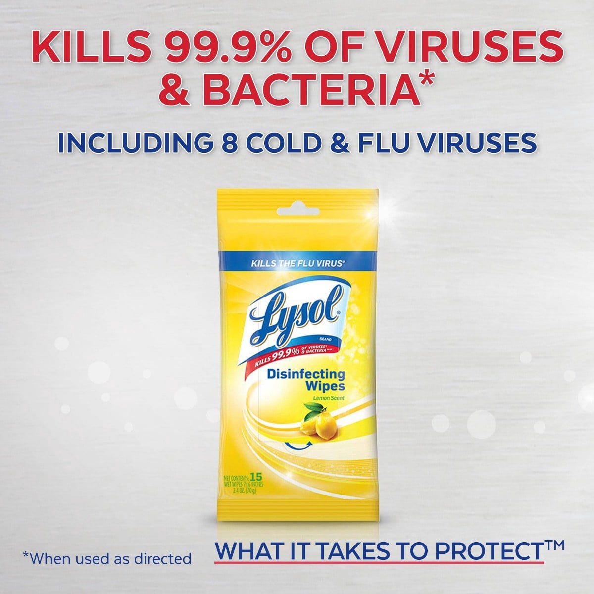 Lysol Lemon and Lime Blossom Disinfecting Wipes