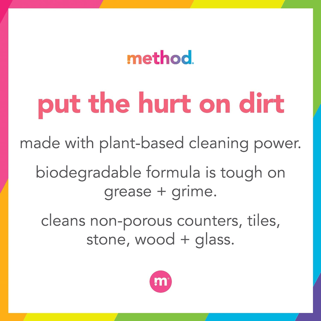Method All-Purpose Cleaner Variety Pack - 1 Pink Grapefruit, 1 French Lavender, 1 Lime+Sea Salt, 28 oz Each, 3 Count