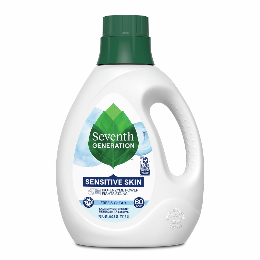 Seventh Generation Free and Clear Liquid Laundry Detergent - 90 oz, 60 Loads - 2-Pack